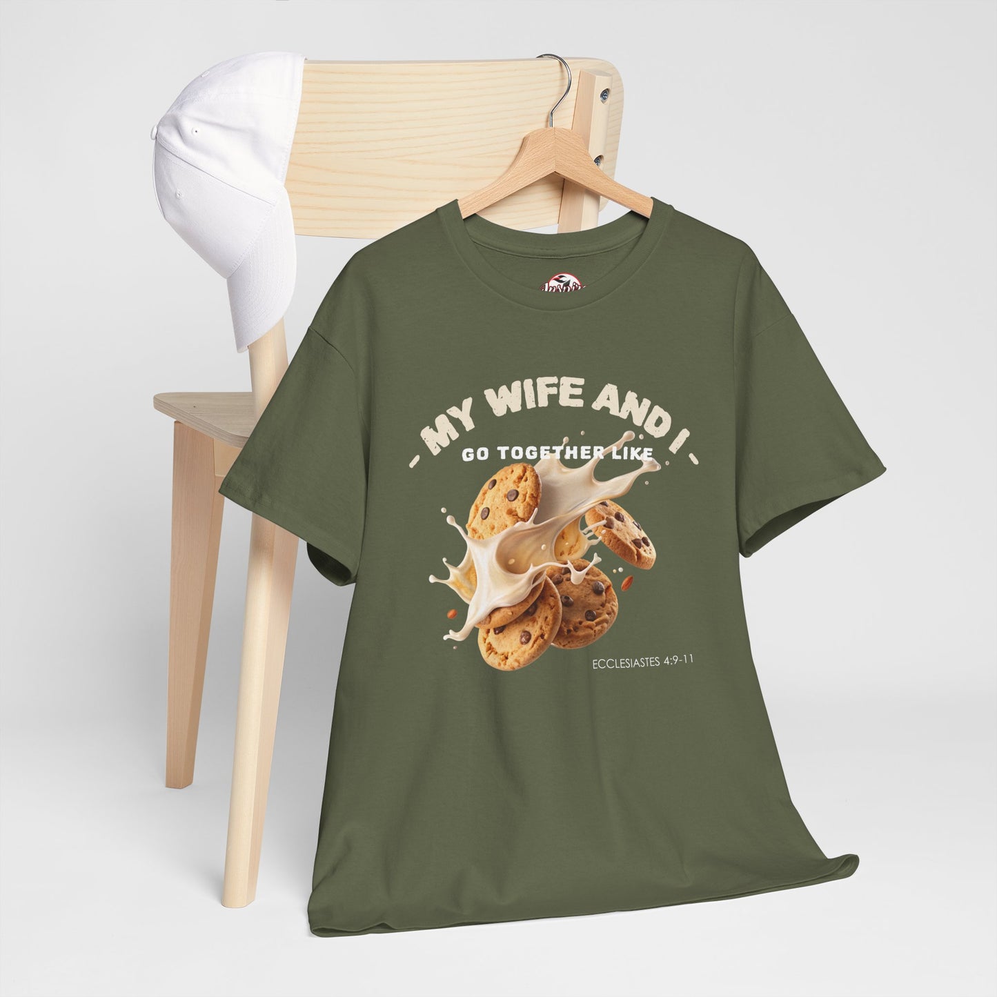 My Wife and I Go Together Like Cookies & Milk Men's Graphic Tee