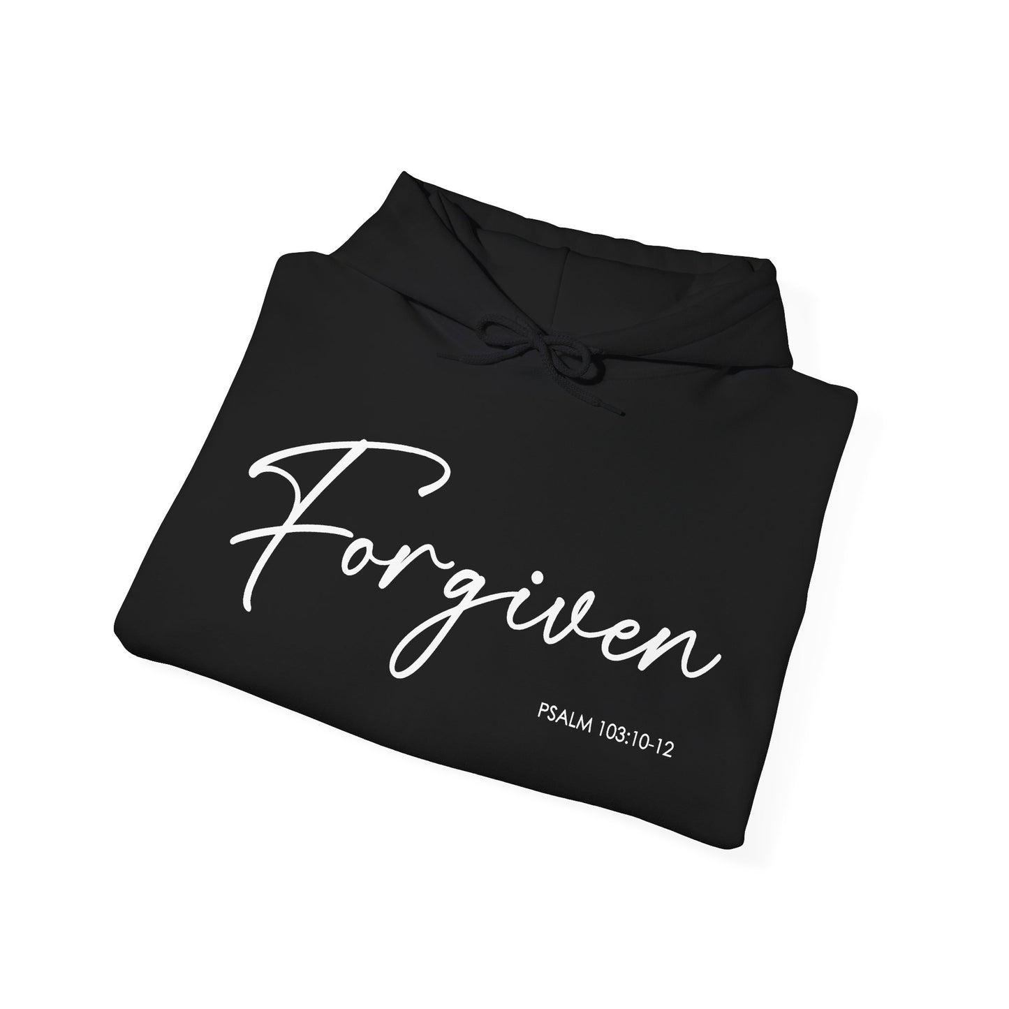 "Forgiven" Inspirational Pullover Hoodie