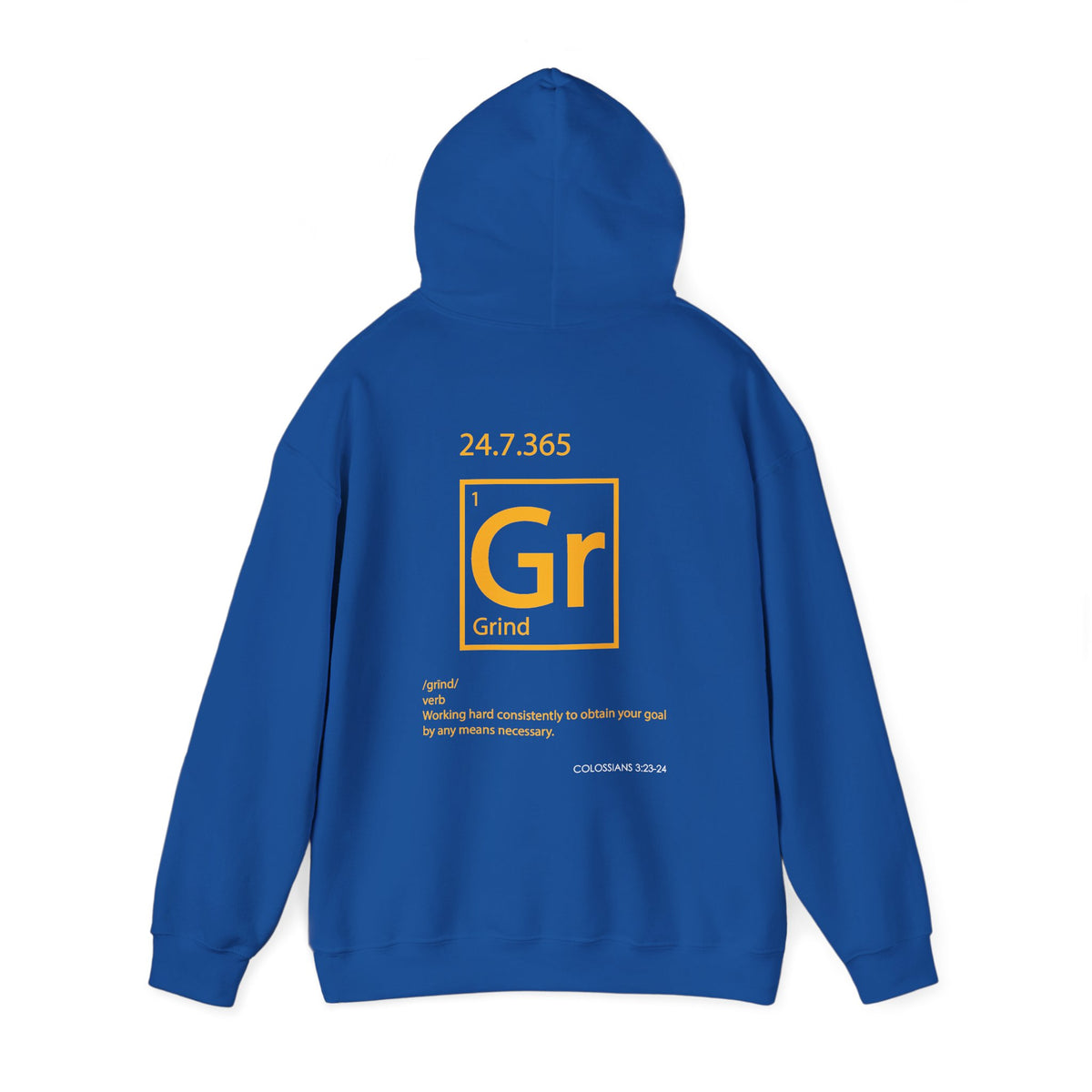 "Grind" Motivational Unisex Pullover Hoodie