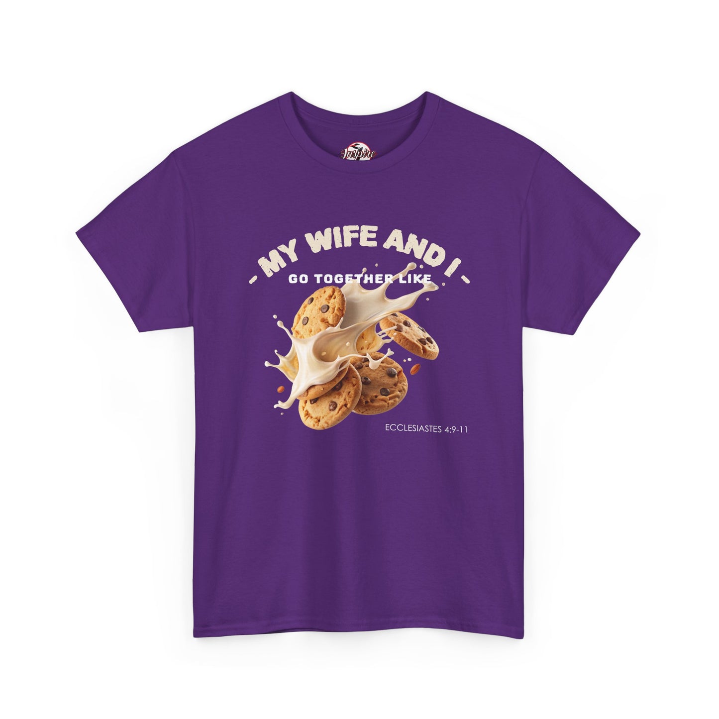 My Wife and I Go Together Like Cookies & Milk Men's Graphic Tee