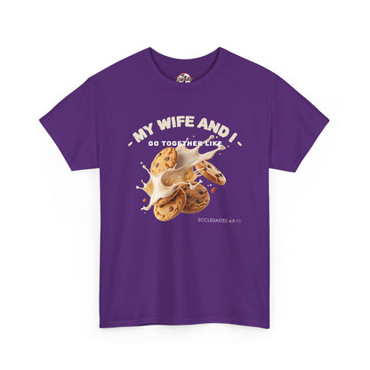 My Wife and I Go Together Like Cookies & Milk Men's Graphic Tee