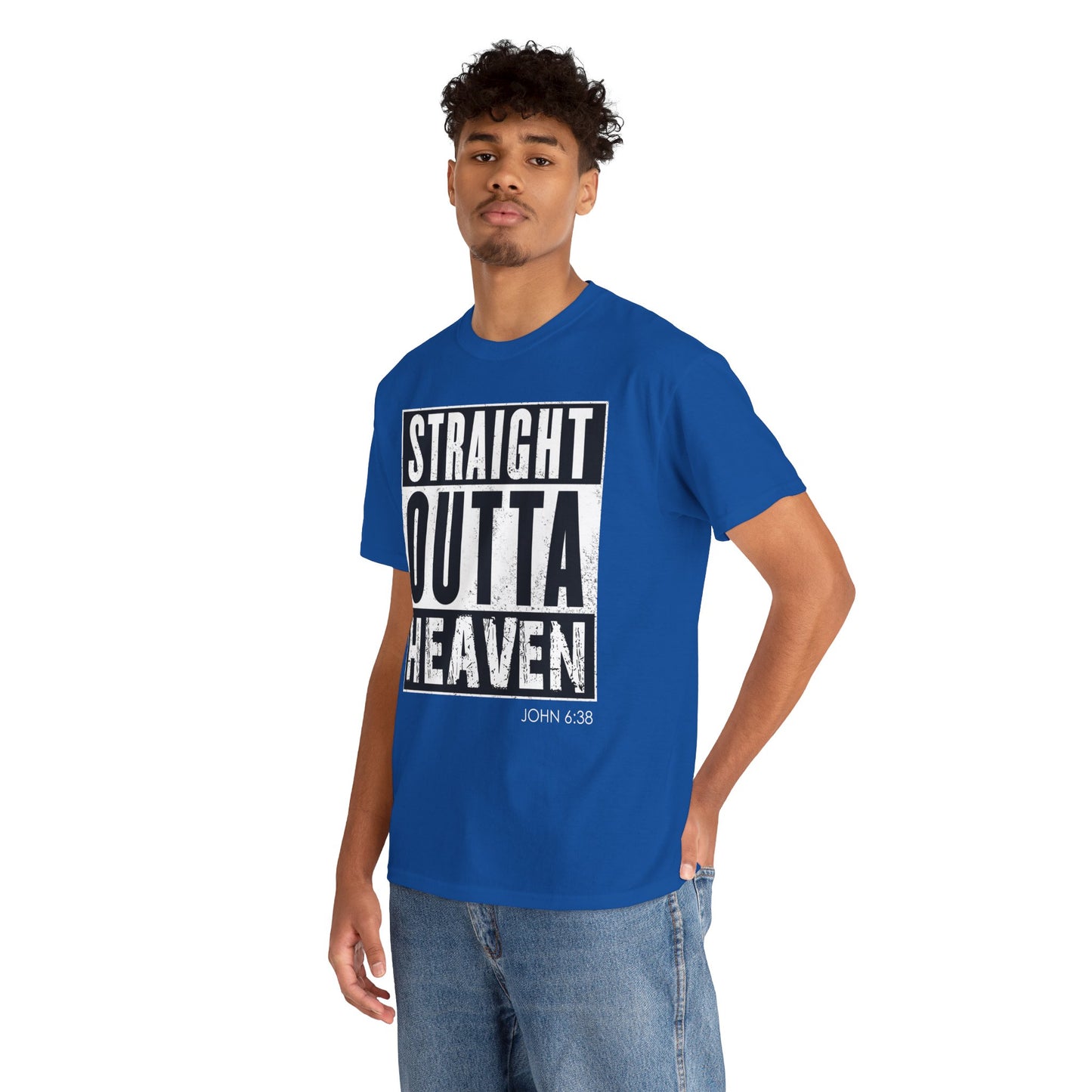 Straight Outta Heaven Unisex Inspirational Graphic T-Shirt