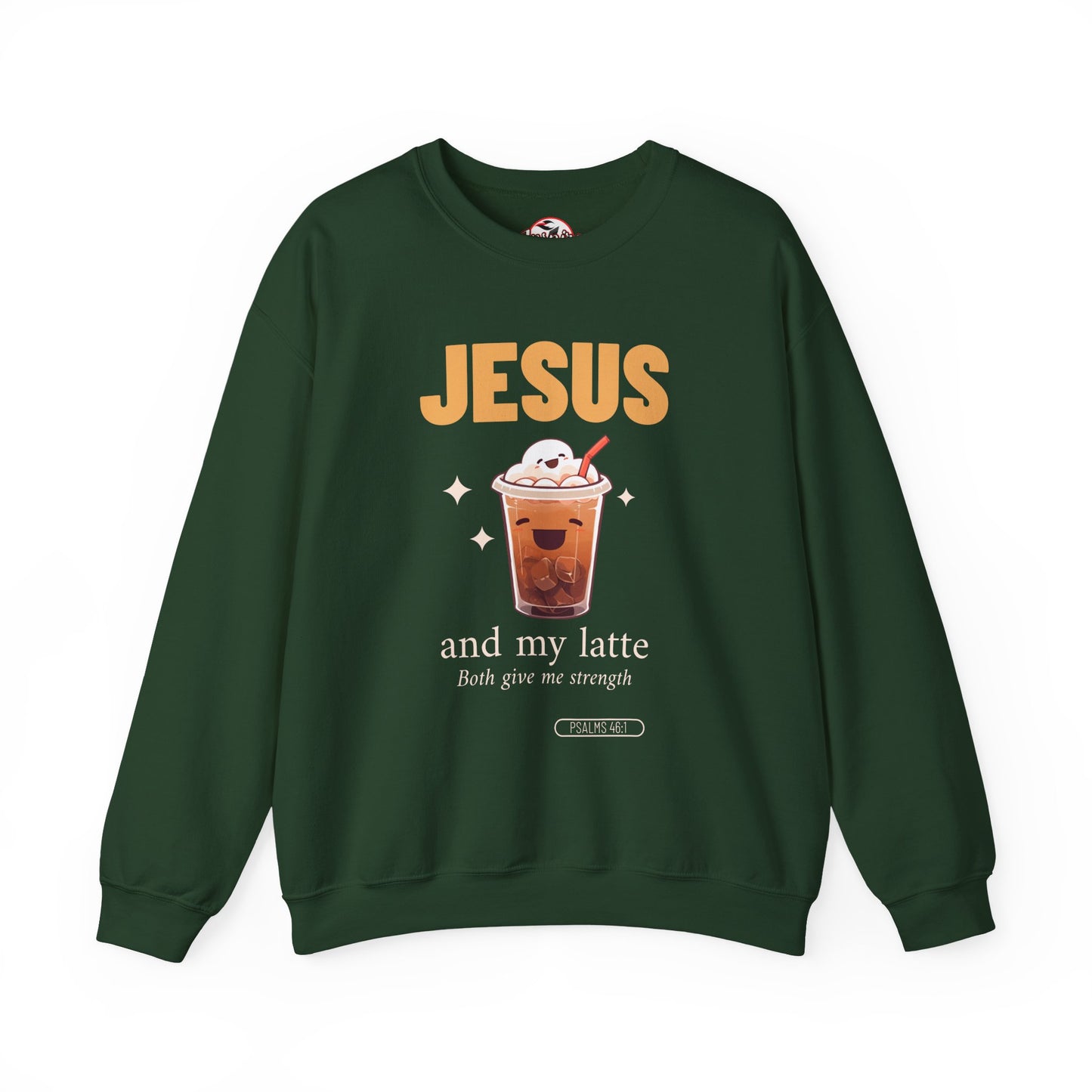 "Jesus and My Latte" Crewneck Sweatshirt