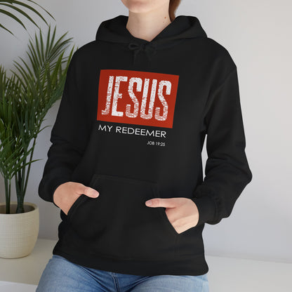 "Jesus My Redeemer" Inspirational Pullover Hoodie