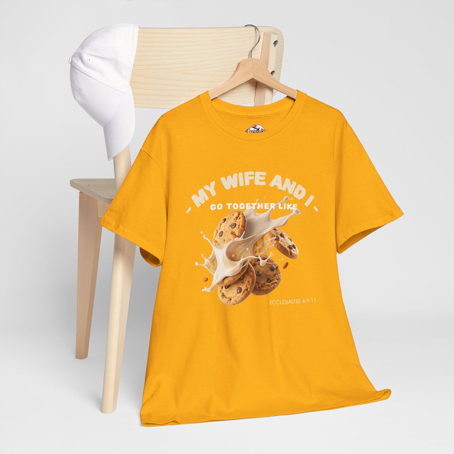 My Wife and I Go Together Like Cookies & Milk Men's Graphic Tee