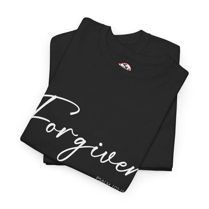 "Forgiven" Womens Christian Faith T-Shirt