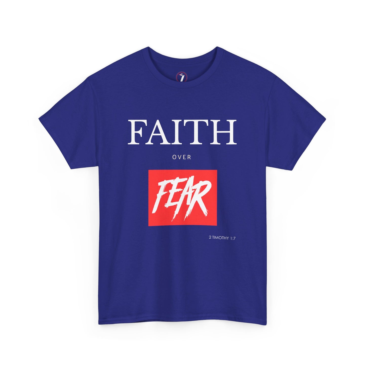 Faith Over Fear Men's Unisex Heavy Cotton Tee