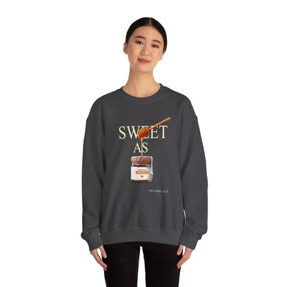 "Pleasant Words" Women's Inspirational Crewneck Sweatshirt