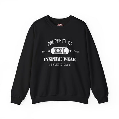 "Property of Inspire Wear" Athletic Crewneck Sweatshirt