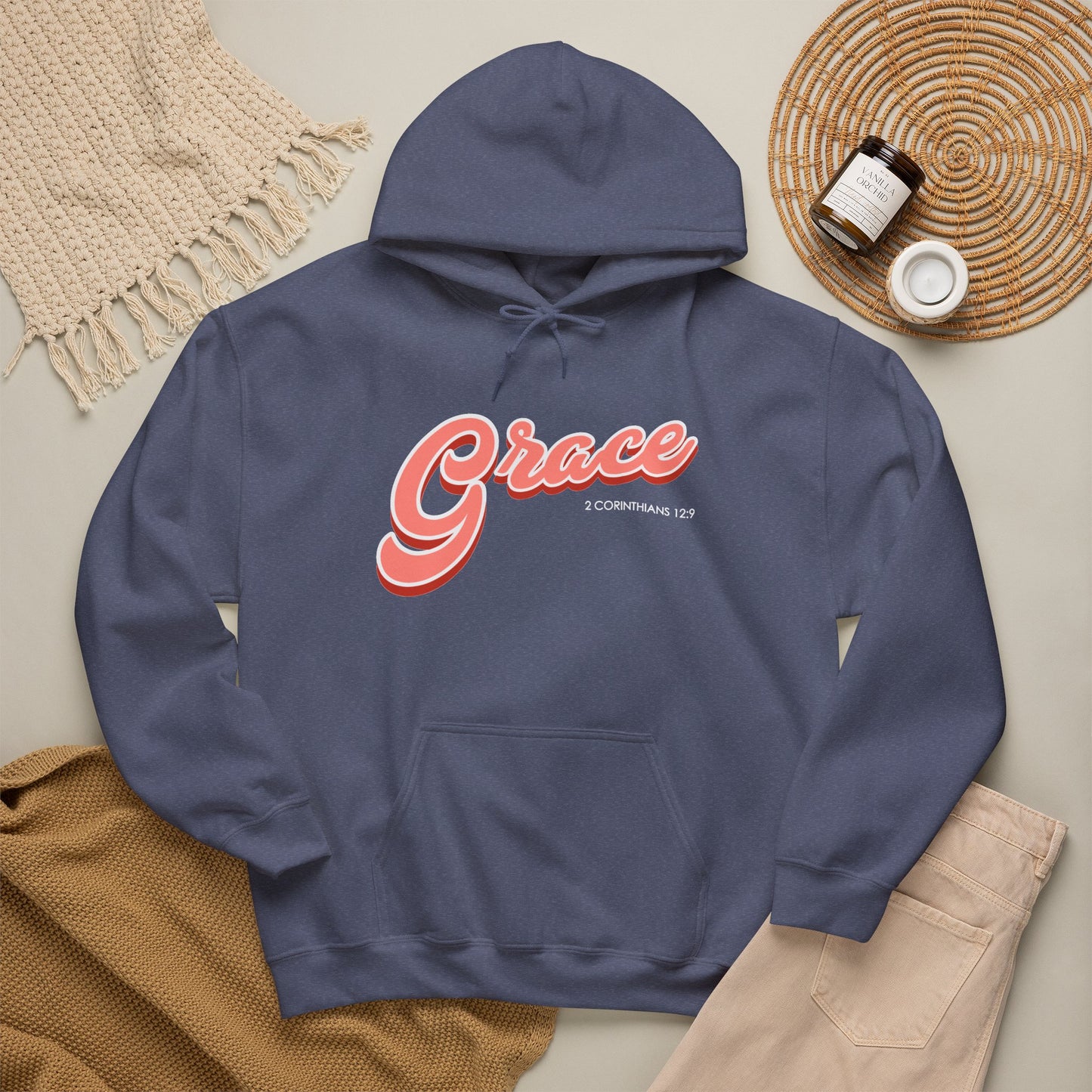 "Grace" Inspirational Pullover Hoodie
