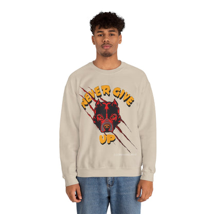 "Never Give Up" Crewneck Sweatshirt