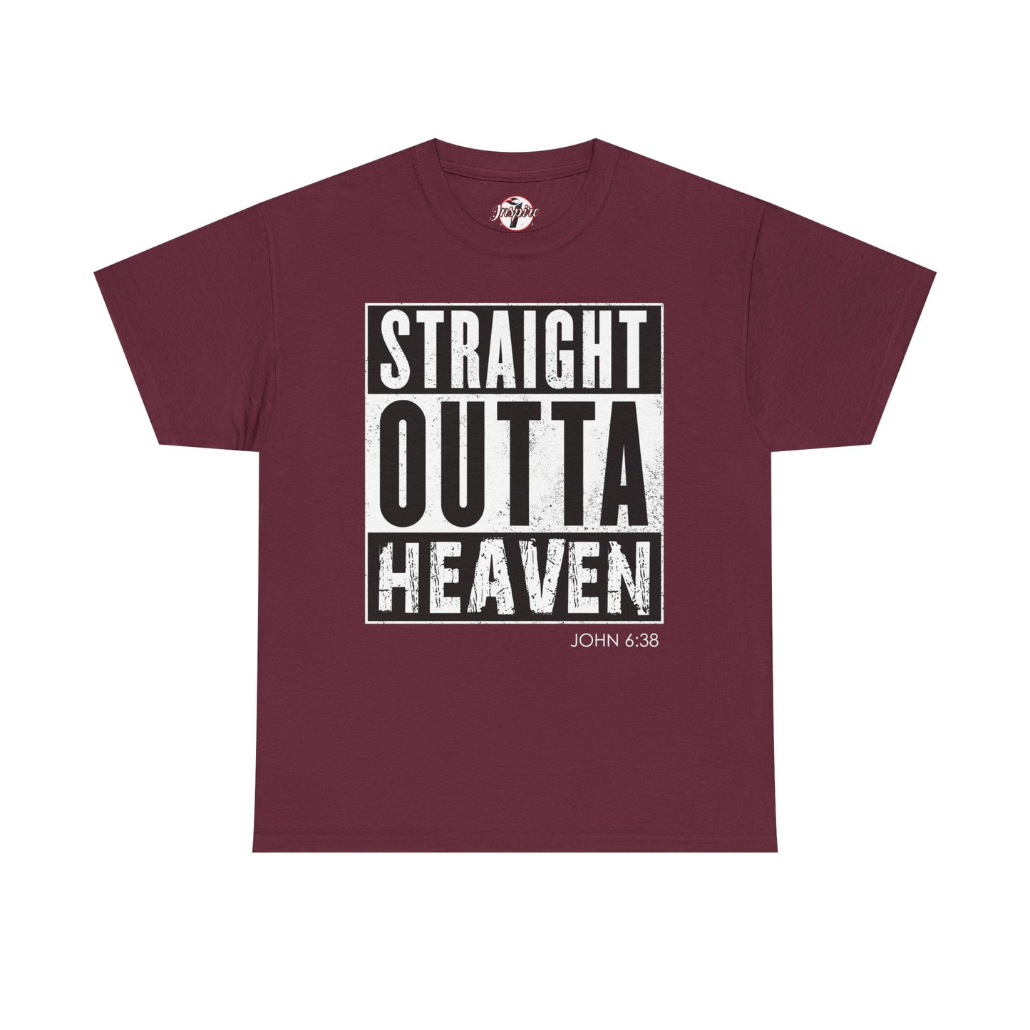 Straight Outta Heaven Unisex Inspirational Graphic T-Shirt