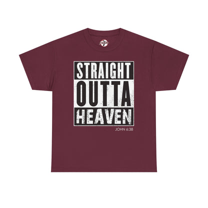 Straight Outta Heaven Unisex Inspirational Graphic T-Shirt