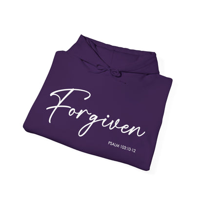 "Forgiven" Inspirational Pullover Hoodie