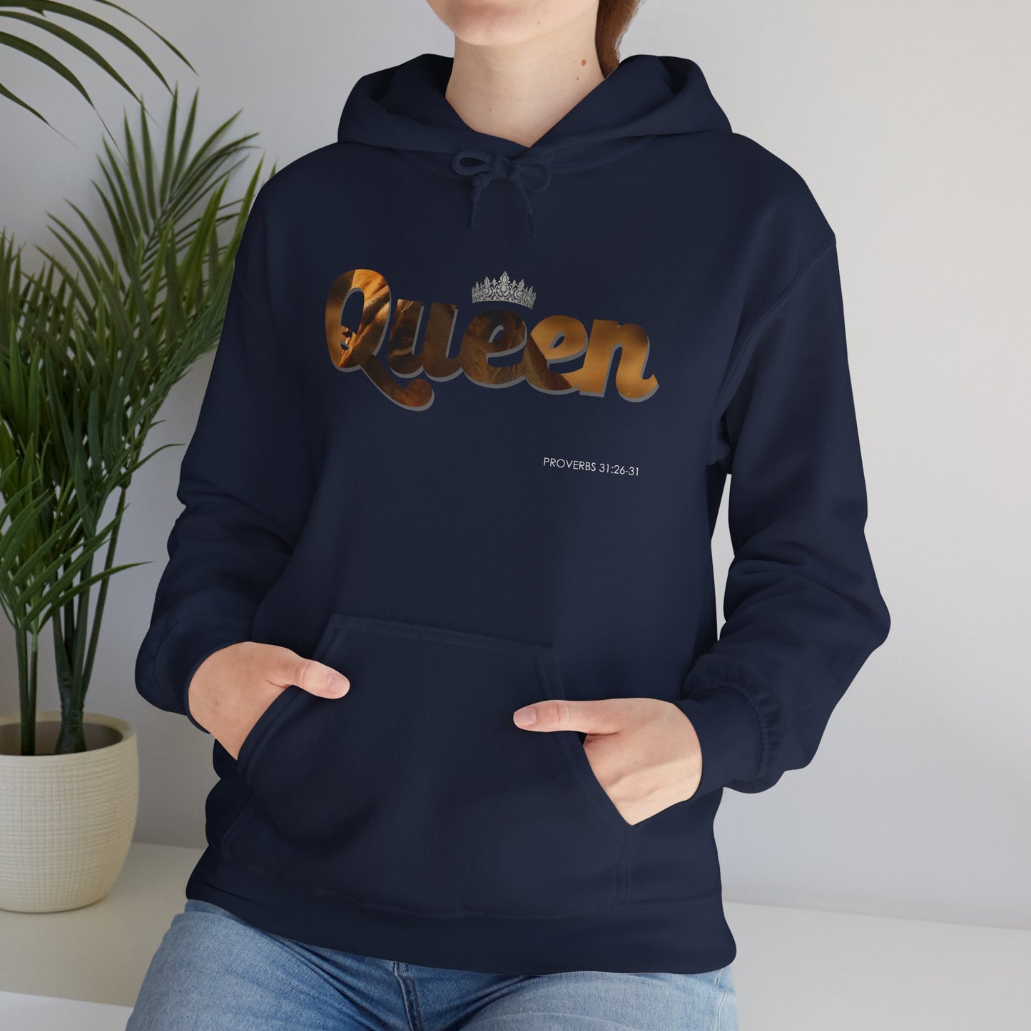 "Queen" Women's Graphic Pullover Hoodie