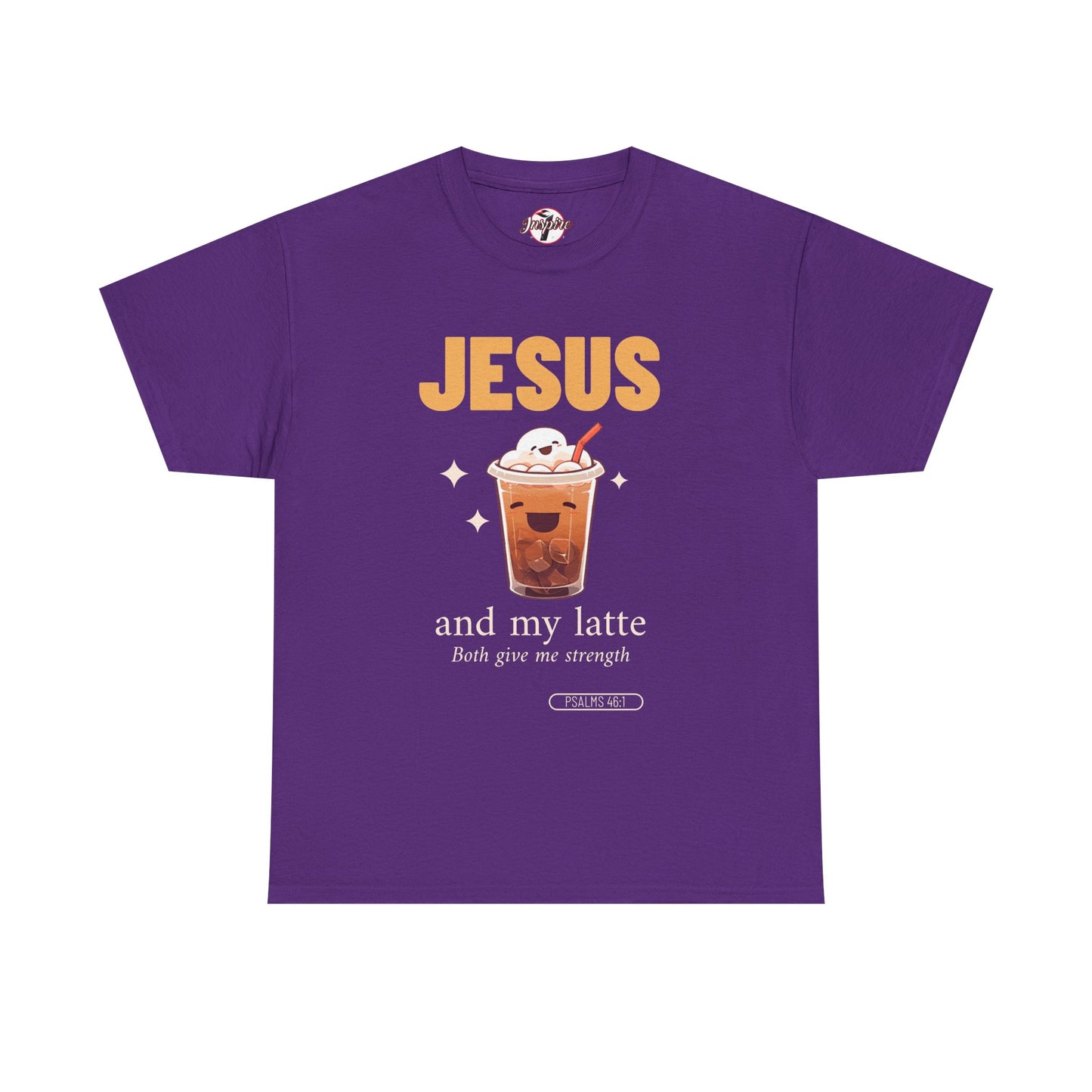 “Jesus and My Latte” Faith & Coffee Unisex Graphic Tee