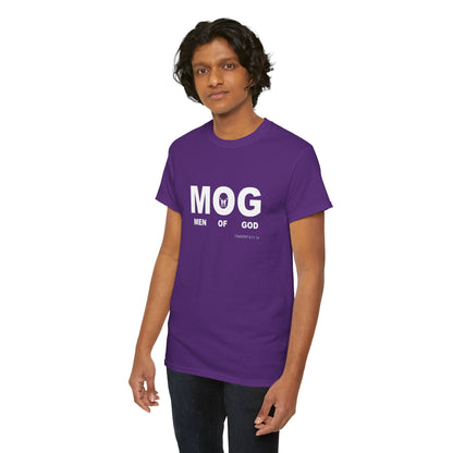 "MOG" Men of God Faith Based Graphic T-Shirt - Unisex Heavy Cotton Tee