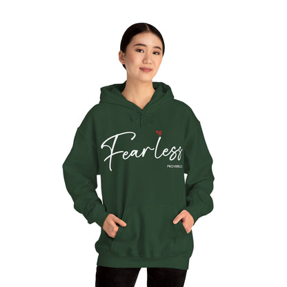 "Fearless" Inspirational Pullover Hoodie