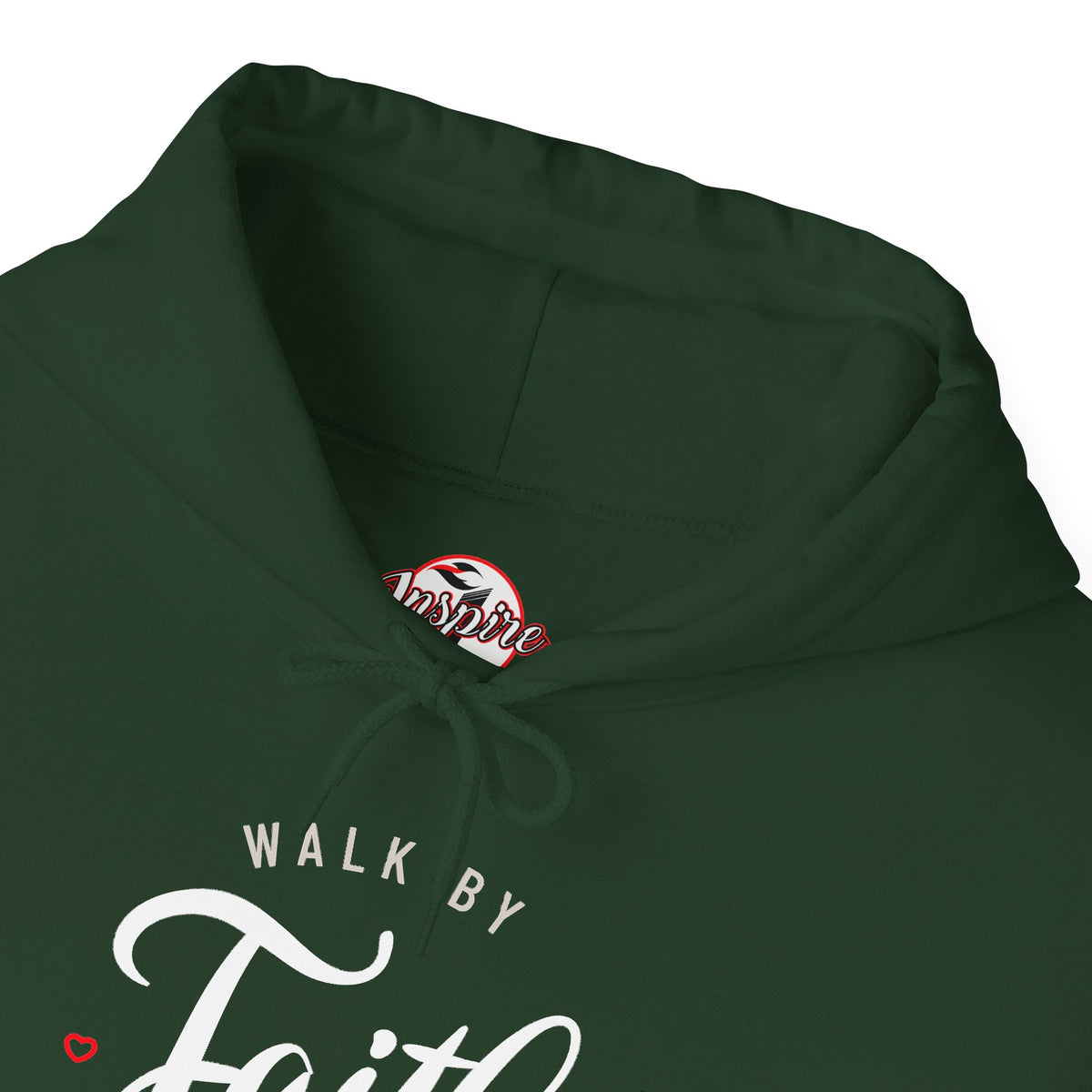 "Walk by Faith Not by Sight" Motivational Pullover Hoodie