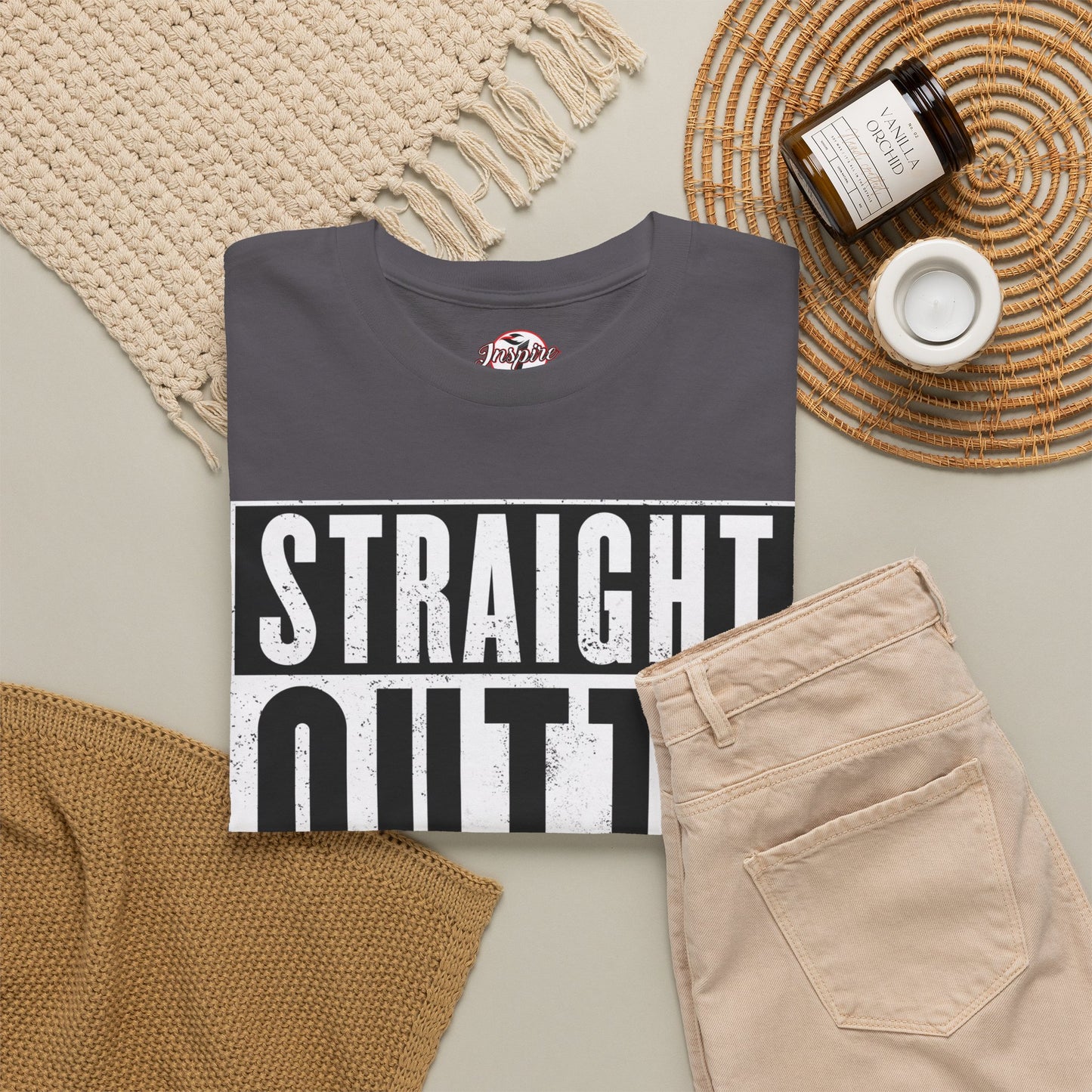 Straight Outta Heaven Unisex Inspirational Graphic T-Shirt
