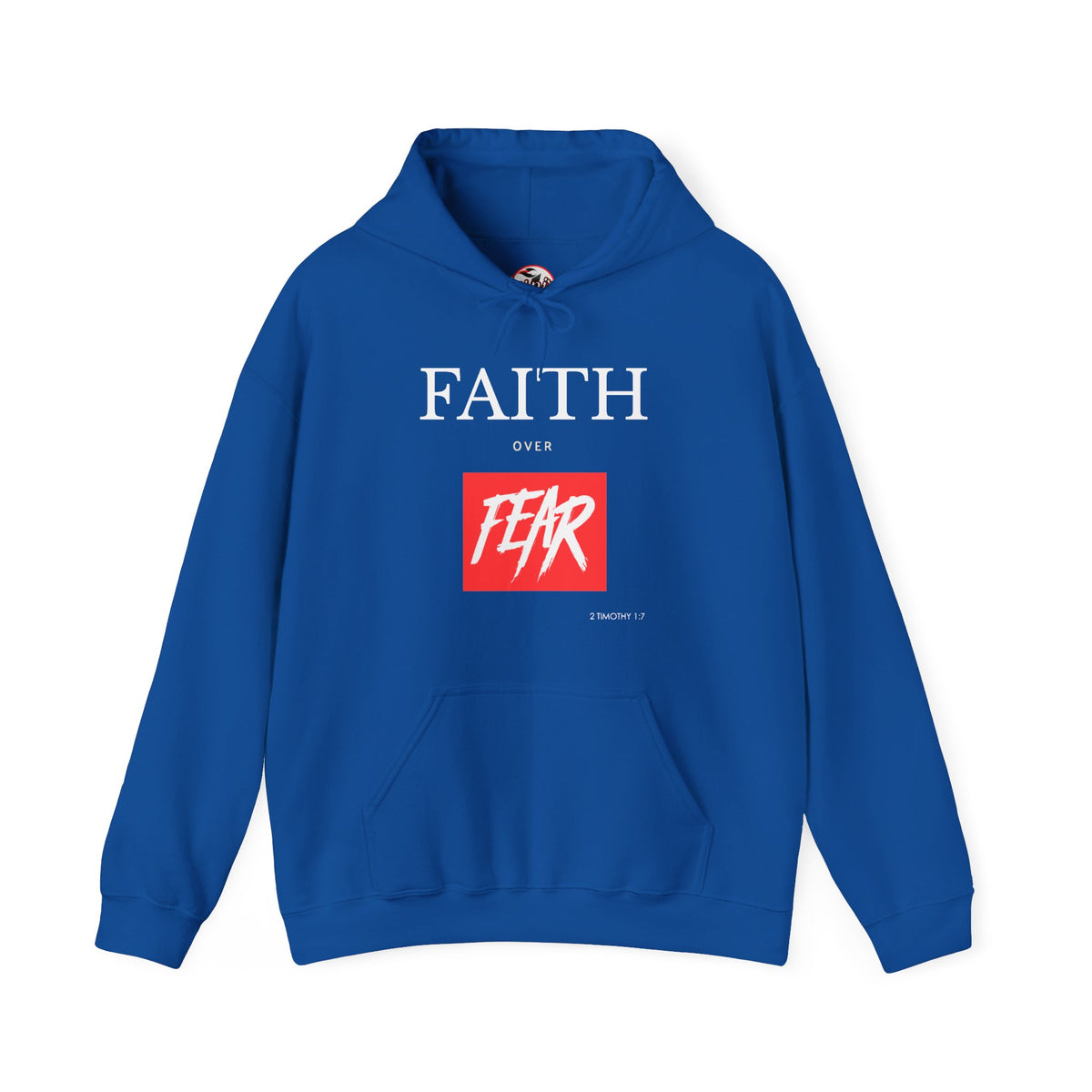"Faith Over Fear" Inspirational Pullover Hoodie