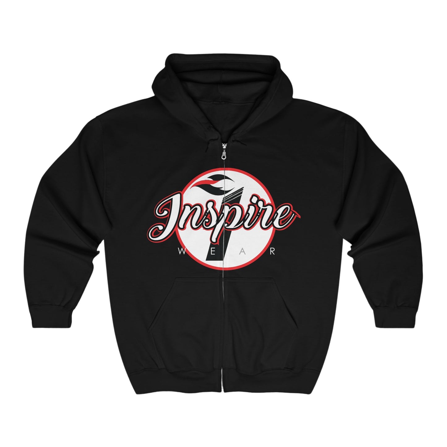 Inspire Wear Sports Unisex Heavy Blend™ Full Zip Hooded Sweatshirt