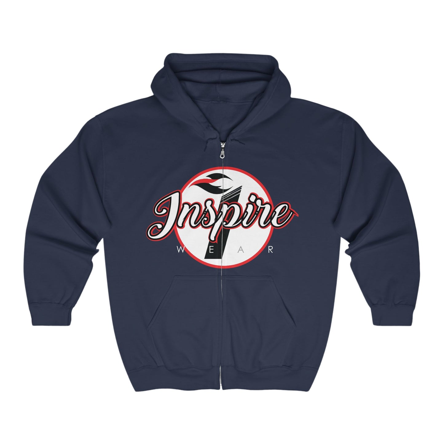 Inspire Wear Sports Unisex Heavy Blend™ Full Zip Hooded Sweatshirt