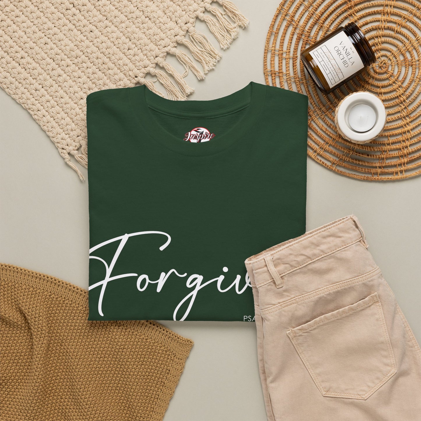 "Forgiven" Womens Christian Faith T-Shirt