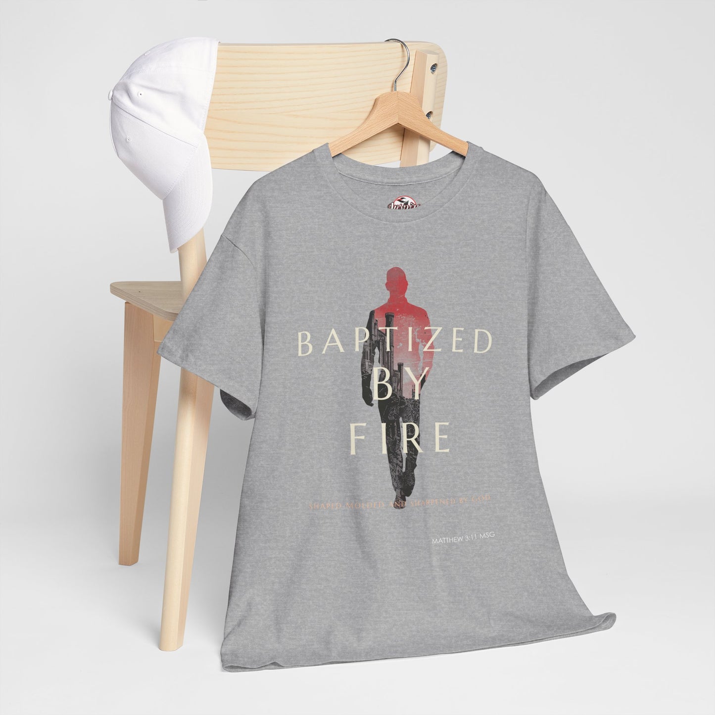 Baptized by Fire Unisex Heavy Cotton Tee