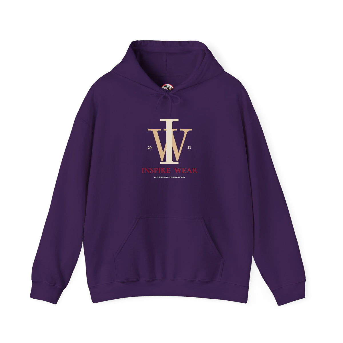 Inspire Wear IW Monogram Logo Pullover Hoodie