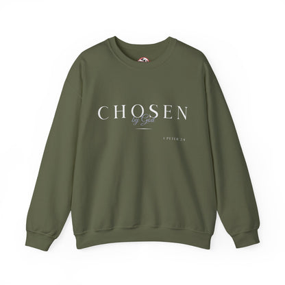 "Chosen by God" Inspirational Crewneck Sweatshirt