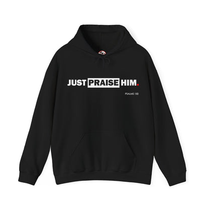 "Just Praise Him" Motivational Graphic Pullover Hoodie