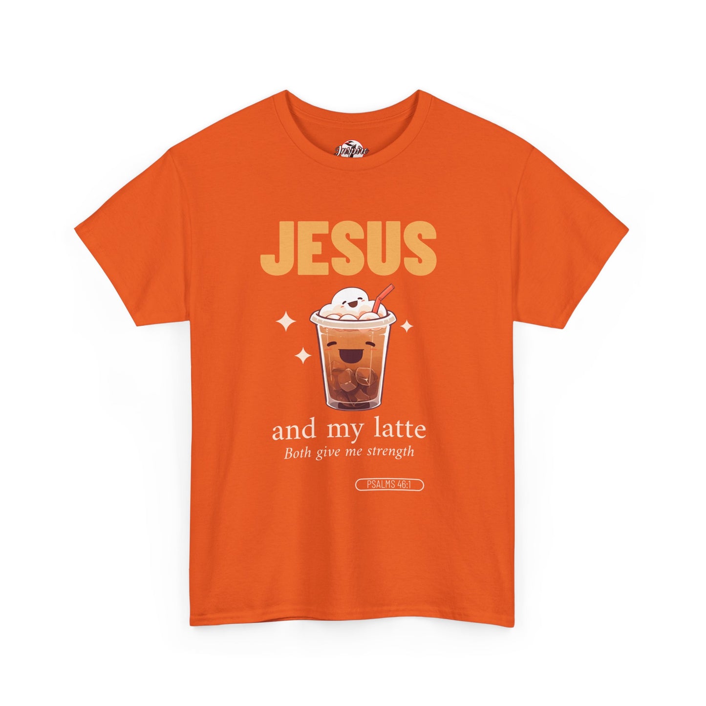“Jesus and My Latte” Faith & Coffee Unisex Graphic Tee