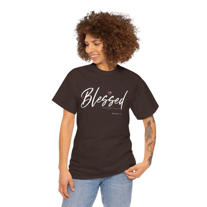 "Blessed" Women's Inspirational Graphic T‑Shirt