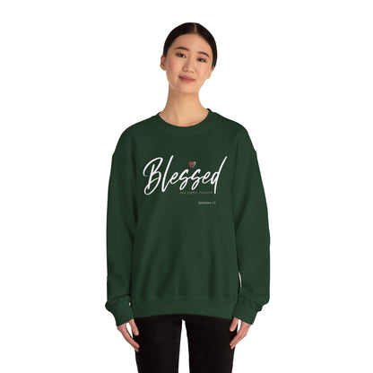 "Blessed" Women's Inspirational Crewneck Sweatshirt