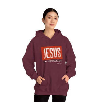 "Jesus My Redeemer" Inspirational Pullover Hoodie
