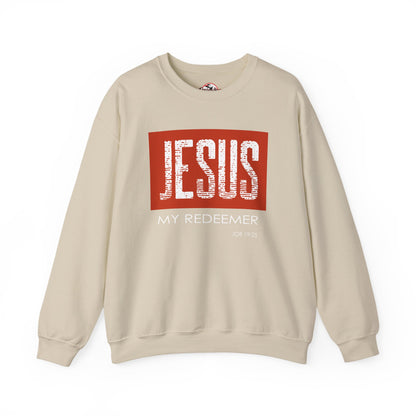"Jesus My Redeemer" Inspirational Crewneck Sweatshirt
