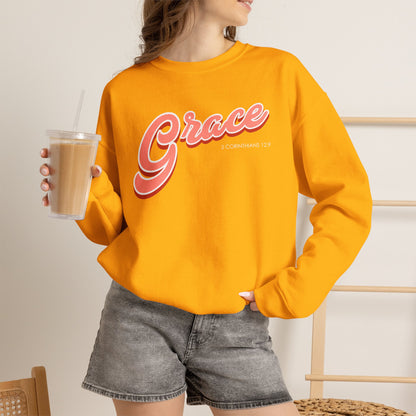 "Grace" Inspirational Crewneck Sweatshirt