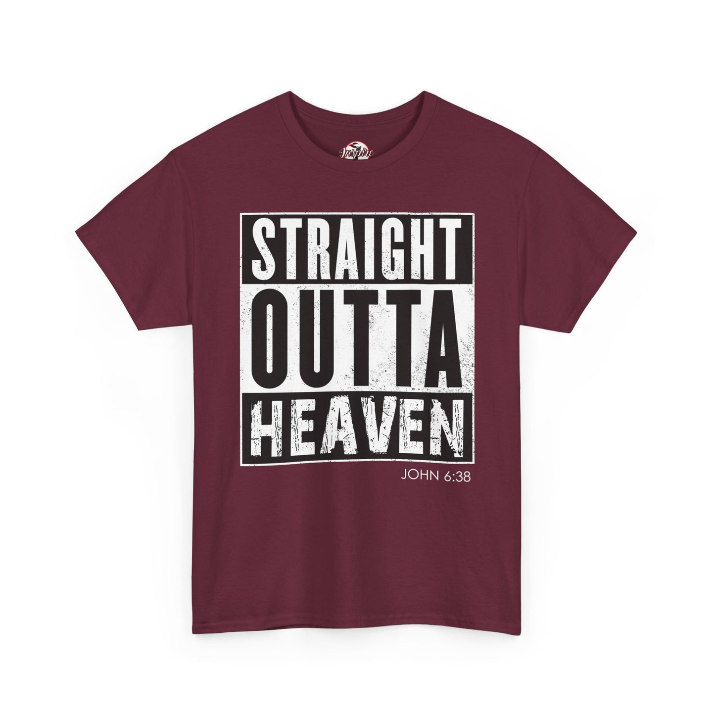 Straight Outta Heaven Unisex Inspirational Graphic T-Shirt
