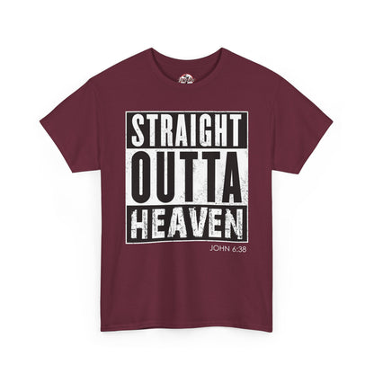 Straight Outta Heaven Unisex Inspirational Graphic T-Shirt