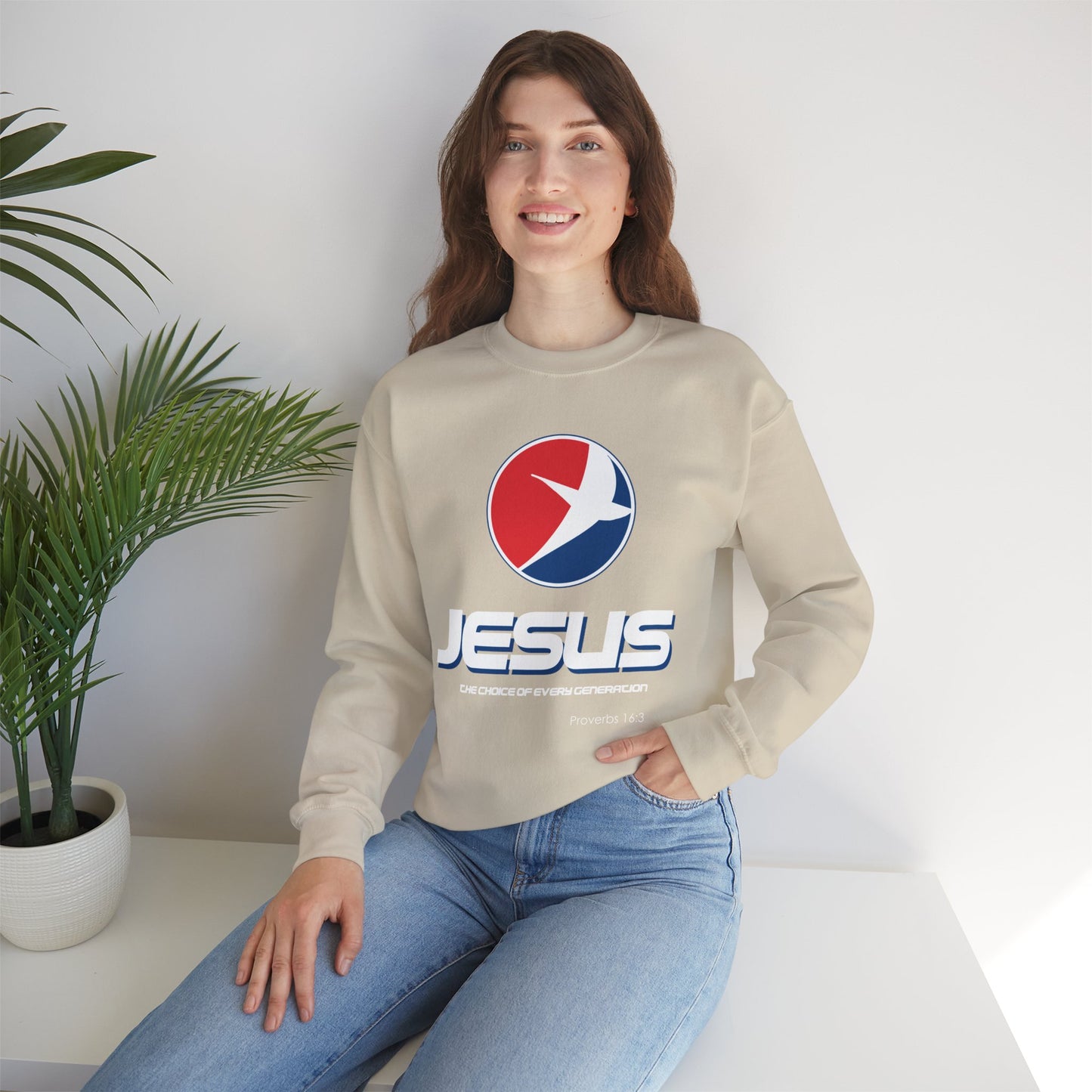 "Jesus: One Choice of Every Generation" Crewneck Sweatshirt