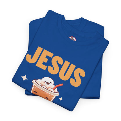 “Jesus and My Latte” Faith & Coffee Unisex Graphic Tee