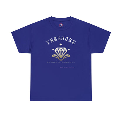 Pressure produces Diamonds Unisex Heavy Cotton Tee