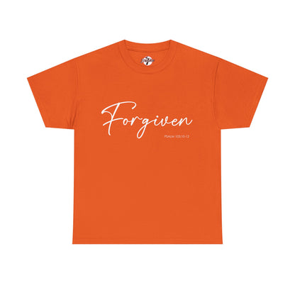 "Forgiven" Womens Christian Faith T-Shirt