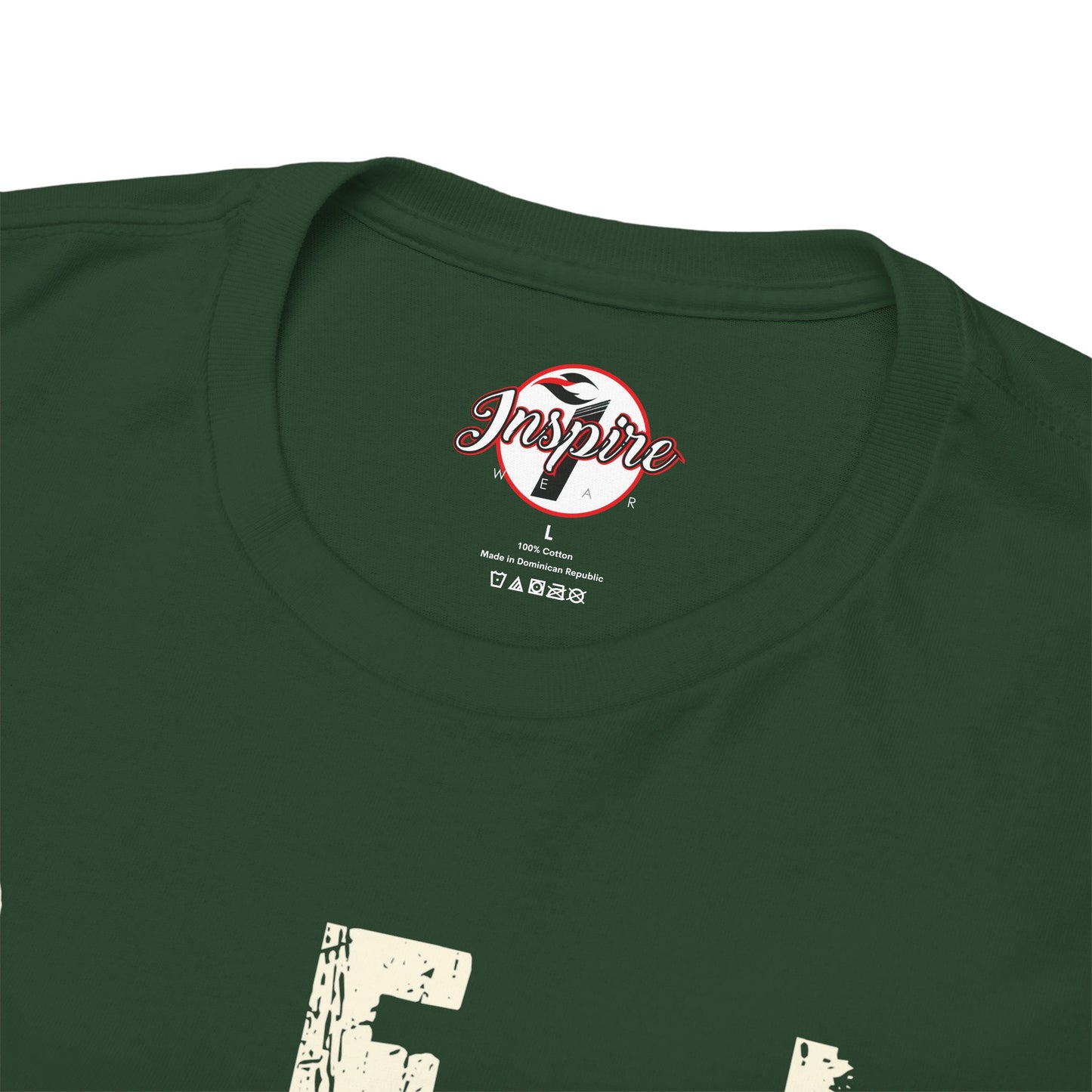 "Be Inspired" Motivational Vertical Graphic T-Shirt