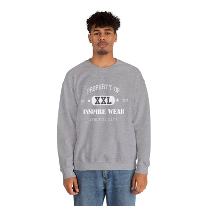"Property of Inspire Wear" Athletic Crewneck Sweatshirt