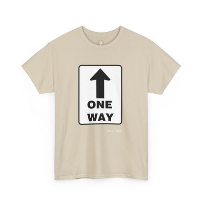 One Way Up Unisex Heavy Cotton Tee