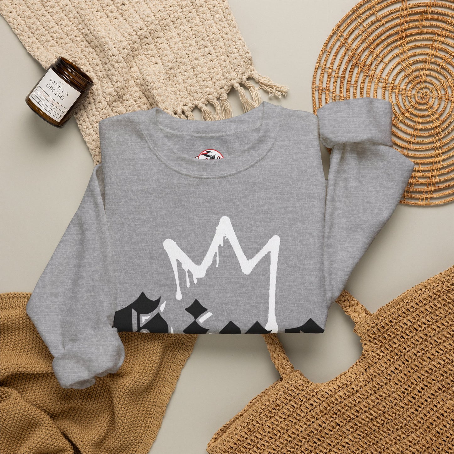 "King of Kings" Inspirational Crewneck Sweatshirt