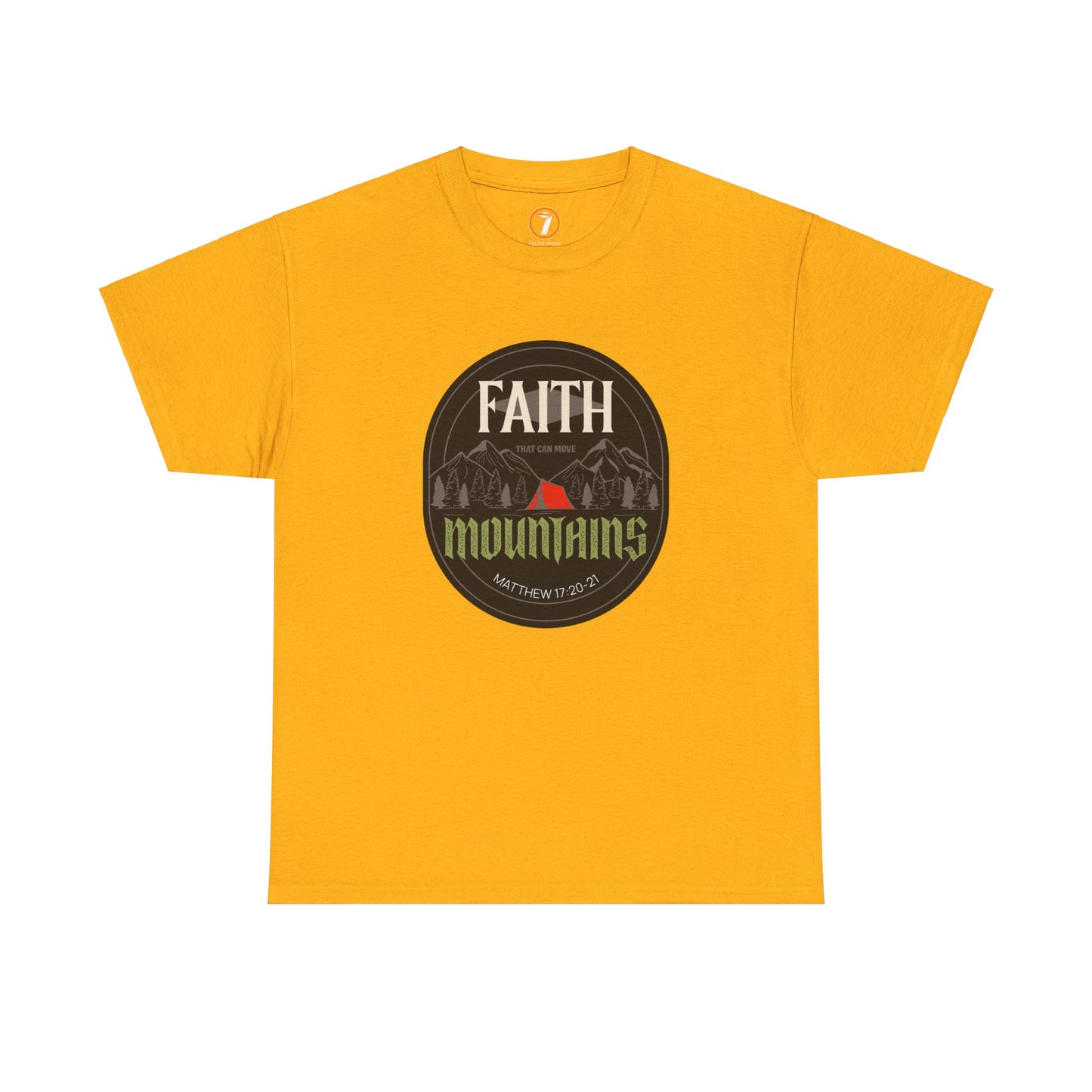 Mountain Moving Faith Unisex Heavy Cotton Tee