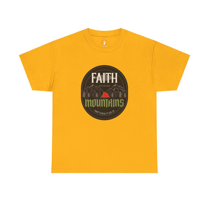 Mountain Moving Faith Unisex Heavy Cotton Tee